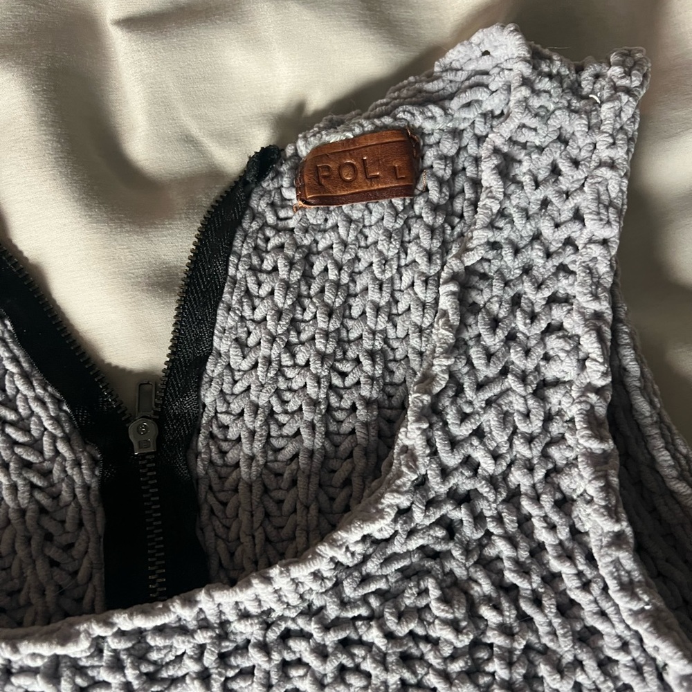 POL Gray Textured Racerback Tank Top - Picture 2 of 4